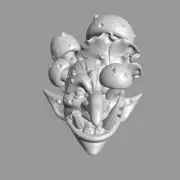 Mushroomhead Goblin custom head for Mythic Legions & other action figures