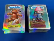 2021 Topps Garbage Pail Kids Chrome Series 4 Complete 100 Card Refractor Set