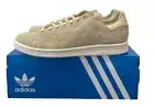 Adidas Stan Smith Men’s Size 9 Casual Retro Shoe Tan White Athletic Sneaker