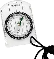 Navigation Compass - Hiking Compass | Survival Compass | Acrylic Orientation Compass | Portable Compass for Backpacking, Hiking, Camping, Hunting, Survival