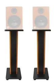 (2) Rockville 28" 2-Tone Studio Monitor Speaker Stands For Rockville DPM6C