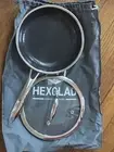 New HexClad 8Inch Hybrid Stainless Steel Frying Pan with Tempered Glass Lid