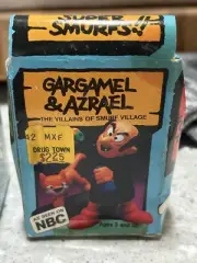 Smurfs 40211 Vtg Super Smurf Gargamel & Azrael Cat Figures Schleich Peyo 1980