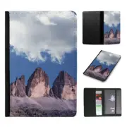PASSPORT ITINERARY ORGANIZER|MOUNTAIN ROCKY ROCKS CLIFF SKY
