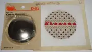 Completed, Round, Plum Creek Heart Ball and 2-1/2" Round, Dritz, Cover Button