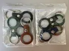 Airtag 4Pack x2 Leather Holder, Air Tag Keychain Case for Apple Tag (8pcs) New