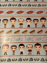 Funko Pop! Seinfeld Gift Wrapping Paper 2 Yrds FOLDED Jerry Elaine Kramer George