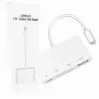 For iPhone 14 13 12 11 XS X 8 7 6 iPad SD Card Camera Reader Adapter Micro SD/TF