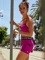 Running Bare Accelerate Pocket Bike Shorts. Women's Gym Shorts
