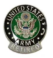 Army Retired Lapel Pin Hat Pin United States Army Retired Tie Tac FAST USA SHIP