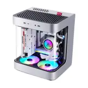 Segotep Slath MINI ITX Gaming Case with 2*120mm ARGB Fans GPU Vertically Mount