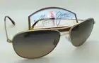 Polarized MAUI JIM Sunglasses CLIFF HOUSE MJ 247-16 Gold Frame w/HCL Bronze Lens
