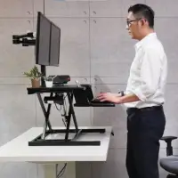 在飛比找momo購物網優惠-【Artso 亞梭】E-ach UP桌上型電動升降桌(辦公桌