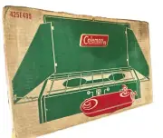 Coleman 425E499 2 Burner Stove Never Fired New Old Stock 1974 Box Still Sealed
