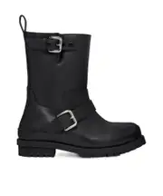Stella McCartney Trace Buckle-Strap Biker Boots 35,36,37,38,39,40,41 pitch-black