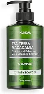 Kundal Tea Tree & Macadamia Deep Cleansing Shampoo 500 ml - Baby Powder