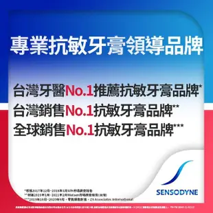 【SENSODYNE 舒酸定】抗敏護齦軟毛/抗敏修復超軟毛牙刷 3入(顏色隨機)