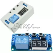 Digital 12V Delay Timer Control Switch LED Display Automation Relay Module Board