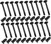 KALLORY 1Set Computer Case Cooling Fan Screw Kit Self Tapping Screws Long Short for Easy Installation of Case Fans Resistant for Builders Technicians