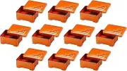 Set of 10 Shokado, Shoukado, Red Nogikuchi