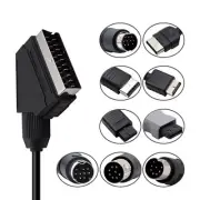 Extension Cable Cord for PS2/PS1/SEGA MD1/MD2/DC/Genesis1/XBO 360/SCART/WII NTSC