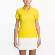 TZU TZU Lucy Top Ladies Small Lemon Golf tennis Pickleball 1/4 Zip NEW NWT