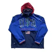 POLO RALPH LAUREN USA 1/4 ZIP SPORTS JACKET size LARGE - Stadium RARE!