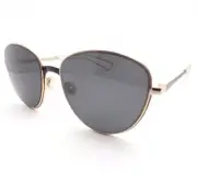 Christian Dior Ultra RCW Y1 Matte Black Gold Grey New Sunglasses Authentic