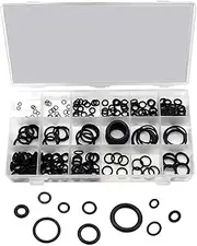 KHGUZ 225PCS Car O Rings Assortment Kits, 18 Sizes Nitrile Rubber Sealing Gasket Washer, Oil Drain Plug Replacement for Vehicles Repair, Plumbing, Motorcycle, Gas Connection