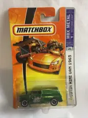 2007 Matchbox Austin Mini Van 1965 Green Chase Vehicle New Sealed