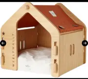 Cat Or Dog LUXURY Pet BED Weelywally Wein Pet House White 499MSRP *Sold Out