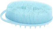 PACKOVE Silicone Sensory Bath Brush Double Sided Soft Scrubber for Gentle Skin Cleaning Portable Design for for Bath and Sensory Training