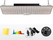 VEVOR LED Grow Light 2x4/3x3 ft,200W Full Spectrum Dimmable, High Yield Samsung 2B1B Diodes Growing Lamp for Indoor Plants Seedling Veg and Bloom Greenhouse Growing, Daisy Chain Driver