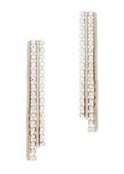 Rosantica Circe Fringe-embellished Drop Earrings - Gold ONE SIZE