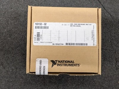 New, National Instruments, 193132-02, USB-6008 DAQ DEVICE MULTIFUNC I/O USB 2.0