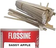 Fairy Floss Sticks & Green FLOSSINE - 200 Pack - Suit All Cotton Candy Machines