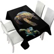 Two Turtles Tablecloth