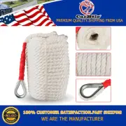 3/4 INCH Ropes 200' Three Strand Anchor Line Nylon Dock-line Boat w/ Thimble NEW