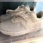 NIKE AIR FORCE 1 CRATER 白彩色 垃圾 回收材質 男女 CT1986-100 慢跑鞋