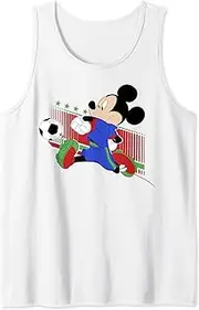 [Disney] Mickey And Friends Mickey Mouse Italy Soccer Tank Top