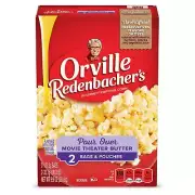 Orville Redenbacher's Microwave Popcorn Pour Over Movie Theater Butter 2-Coun...