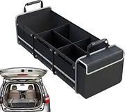 Foldable Car Trunk Organizer for a Car Bauter Organizer Compact Storage for Easy Carry Carry Foldable Car Trunk Organizer