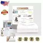 Soft and Breathable King Sheet Set - 4-Piece Organic Cotton Percale Essentials