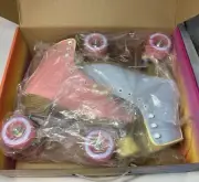 Impala Rollerskates (Blue/Pink Split) - NEW & UNUSED - Size 7