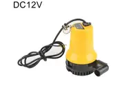 DC 12/24V Mini Submersible Water Pump Clean Pool Garden Irrigation Bilge Tool-Yellow