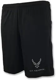 [Armed Forces Gear] Air Force Men's PT Shorts (Black)