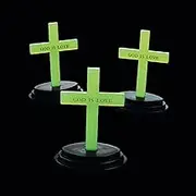 12 Glow-in-The-Dark Crosses