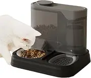Cat Automatic Feeders,Kitten Food and Water Dispenser - Leakproof Large Capacity Feeding Dispenser for Kitchen, Bedroom, Vacation, Travel, Indoors