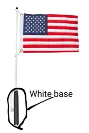 36" South Wind Designs Boat Flagpole for Rod Holders and/or Rocket Launchers 3'