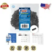 Pro-Grade Copper Crimp Sleeves for Fishing Leaders – 1,000 Pcs, Black #2/.047